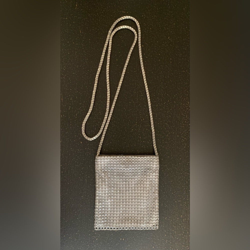 Vintage Valerie Stevens Silver Woven Handbag